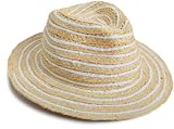 Echo Design Women’s Straw Contrast Stripe Fedora