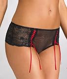 J.LO - JLo Lingerie Fancy Pants Fishnet Lace-Up Thong Panty