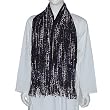 Mens Scarf Rayon Accessory Jacquard Design Muffler 9 x 64 inches (wsmf031)