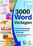 Produkt-Bild: 3000 Word-Vorlagen