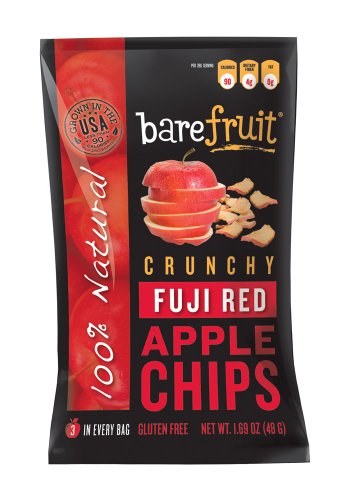Bare Fruit Crunchy Apple Chips, Fuji Red