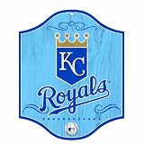 MLB Kansas City Royals 11-by-13 Wood Sign