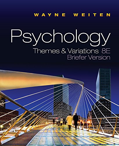 Psychology: Themes and Variations, Briefer Edition (with Concept Charts) (Available Titles CourseMate)
