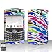 Purple Blue Green Pink Color Zebra Design Snap on Hard Cover Protector Faceplate Skin Case for Blackberry Curve 8300 8310 8320 8330 + Belt Clip