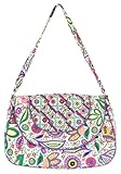 Vera Bradley Criss Cross Flap Shoulder Bag in Viva La Vera