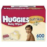 Huggies Soft Skin Shea Butter Wipes - 600 ct.