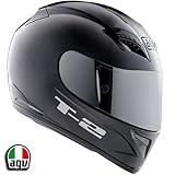 IMAGE OF AGV T-2 Motorcycle Helmet Solid Black XL AGV SPA - ITALY 0351O4A0002010