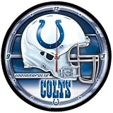 Indianapolis Colts NFL Round Wall Clock