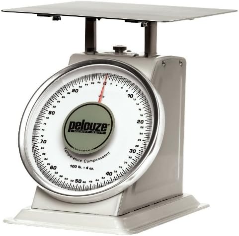 Rubbermaid Commercial FG10100 Pelouze Heavy-Duty Mechanical Platform Receiving Scale