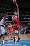 New Jersey Nets v Dallas Mavericks: Brook Lopez and Brendan Haywood by Glenn James, 48x72