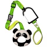 Hold-On Handles Zany Zoo Single Handle Plush Stroller Accessory, Panda