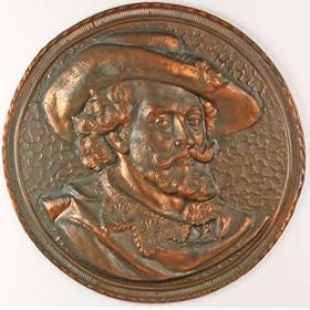 Large Vintage Flemish Copper Plate Peter Paul Rubens