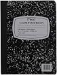 Mead Black Marble Wide-Ruled Composition Book (09910)