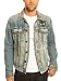 GUESS Denim Jacket with Studs, NEW DARK VINTAGE (M)
