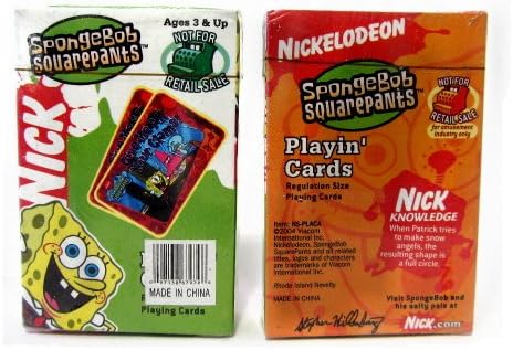 New kids fun Spongebob Squarepants Card Deck lot 12 Party Favor