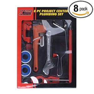 KR Tools 10558 Project Center Plumbing Set, 8-Piece KR Tools 10558 Project Center Plumbing Set, 8-Piece