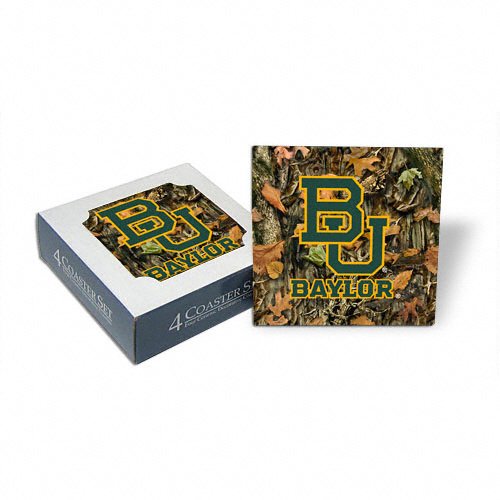 Baylor Bears Camoflouge Set of 4 Coasters