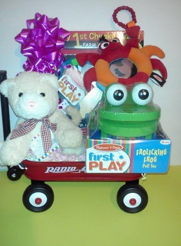 Melissa and Doug First Play Baby Gift Wagon-girl