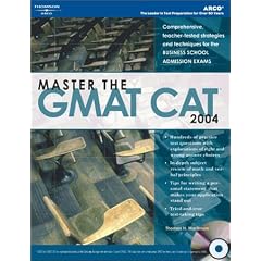 Master the GMAT CAT, 2004/e w/CD-ROM (Peterson's Master the GMAT (w/CD))
