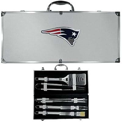 New England Patriots Nfl 8pc Bbq Tools Set