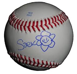 Saeko Dokyu Autographed ROLB Baseball, Gachi Boy, Yu Darvish, Proof Photo