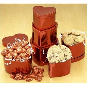 Valentine's Day Tower of Hearts - Valentine's Day Candy