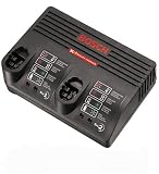 Bosch BC230 9.6 Volt to 24 Volt Stick and Pod Style Dual Bay 30-Minute Battery Charger