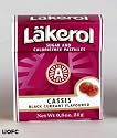 Lakerol Sugar & Calorie Free Cassis (Black Currant) Pastilles