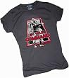"By Your Command" - Battlestar Galactica (Original Series) Crop Sleeve Fitted Juniors T-Shirt
