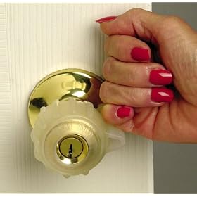 Click here to buy Great Grips Door Knob Grippers by Aids for Arthritis.