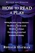 How to Read a Play