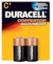 Duracell MN1400B2 2 Pack C Long Lasting Power Alkaline Batteries