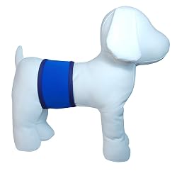 PlayaPup Dog Belly Bands for Male Dogs with Incontinence Problems/Training - Solids