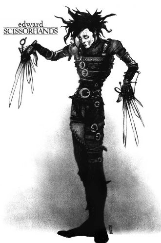 Edward Scissorhands Poster Movie I 11x17 Johnny Depp Winona Ryder Dianne Wiest Vincent Price