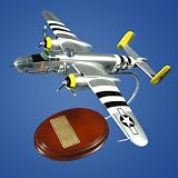 B-25 Mitchell Executive Sweet Desktop Wood Model Plane / Unique and Perfect Gift Idea