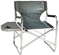 Coleman Portable Deck Chair with Table (Charcoal)