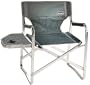 Coleman Portable Deck Chair with Table (Charcoal)