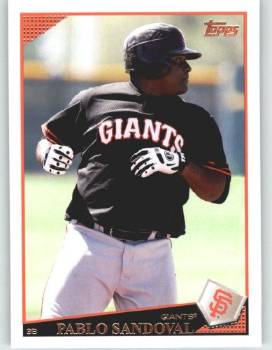 2009 Topps Baseball Card # 426 Pablo Sandoval - San Francisco Giants - Shipped In Protective Screwdown Display Case!