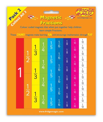 Childrens Toyshop  Toys : Magnetic Teach Yourself Fractions
