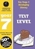 Text Level: Year 7: Comprehension Activities for Literacy Lessions (Developing Literacy)