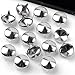100pcs DIY Silver 9mm Cones Studs Spots Punk Nail heads Spikes for Bag Shoes Bracelet(Copper)