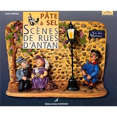 Vitrines et sc�nes de rues en p�te � sel