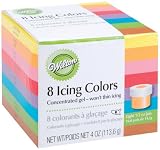 Icing Colors 1/2 Ounce 8/Pkg-Assorted Colors