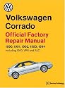 Volkswagen Corrado Official Factory Repair Manual 1990-1994: Official Factory Repair Manual 1990, 1991, 1992, 1993, 1994, Including G60, Vr6 and Slc (Volkswagen Service Manuals)