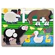 Melissa & Doug TOUCH AND FEEL PUZZLE - FARM ANIMALS