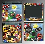 New Super Mario Bros Luigi Yoshi Princess Peach Game Vinyl Decal Cover Skin Protector #9 for GBA SP Gameboy Advance Game Boy
