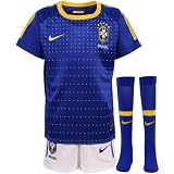 Brazil Jersey : Nike Brazil Preschool Royal Blue Away Soccer Uniform Set