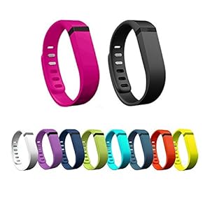 Set 10 Colors Small S Replacement Bands for Fitbit FLEX Only With Clasps /No tracker Bands Wireless Activity Bracelet Sport Wristband Fit Bit Flex Bracelet Sport Arm Band Clasp Armband