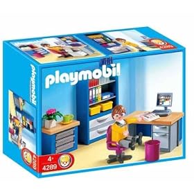 PLAYMOBIL 4289 BUREAU + 4281 VERANDA ET JARDIN (Les maisons pack bundle)