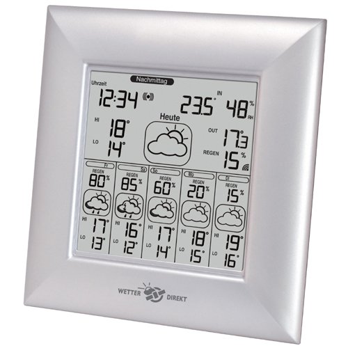 Technoline WD 6000 WetterDirekt silber